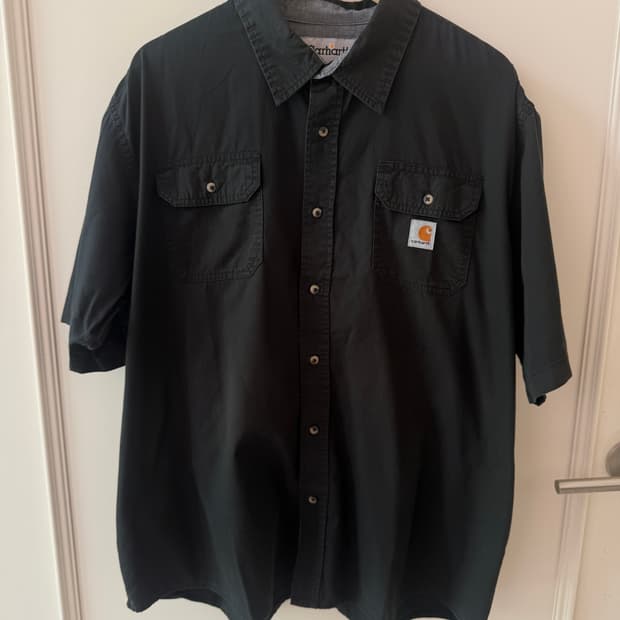 칼하트(carhartt) 블랙 워크셔츠 xl