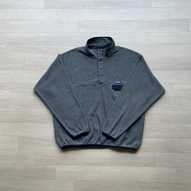 파타고니아 신칠라 니켈 네이비 그레이 플리스 patagonia