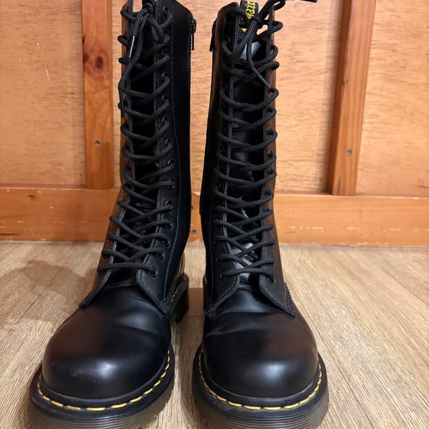 닥터마틴 14홀 1914W 지퍼 롱부츠 240 UK5