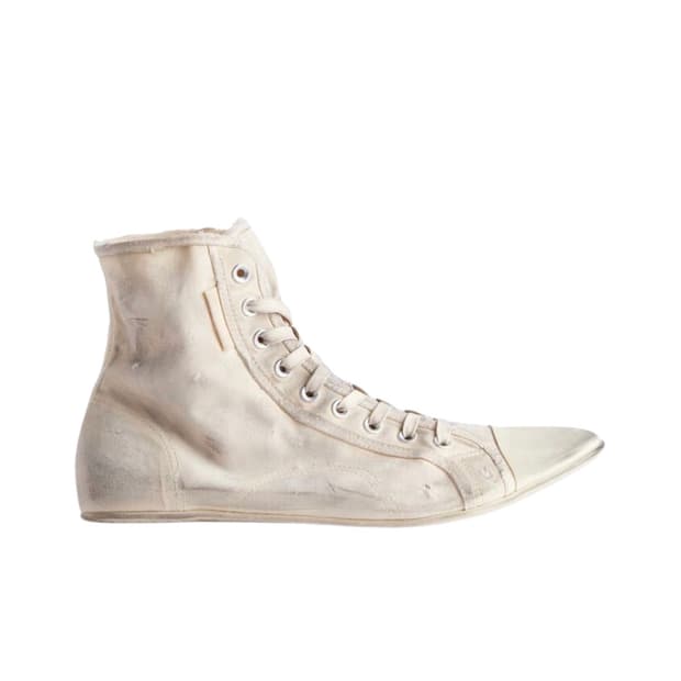 [42] 발렌시아가 울트라 플랫 하이탑 화이트