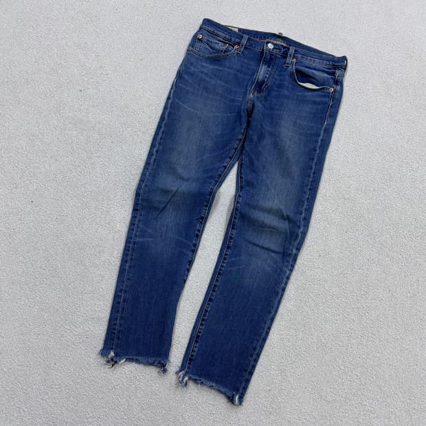 W32 리바이스 로우볼 워싱 데님 팬츠 0423E