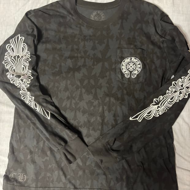 크롬하츠 세메터리 올오버 롱슬리브 xl