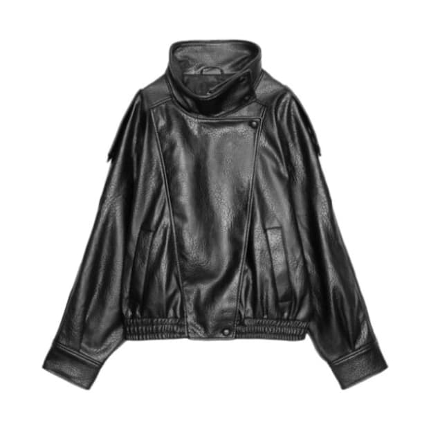 자라 페이크레더 지켓 L