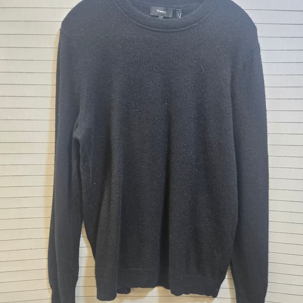 띠어리 케시미어 100블랙니트