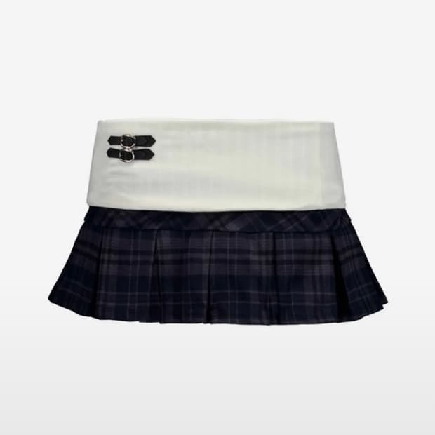 포어링 4US banding mini skirt M사이즈