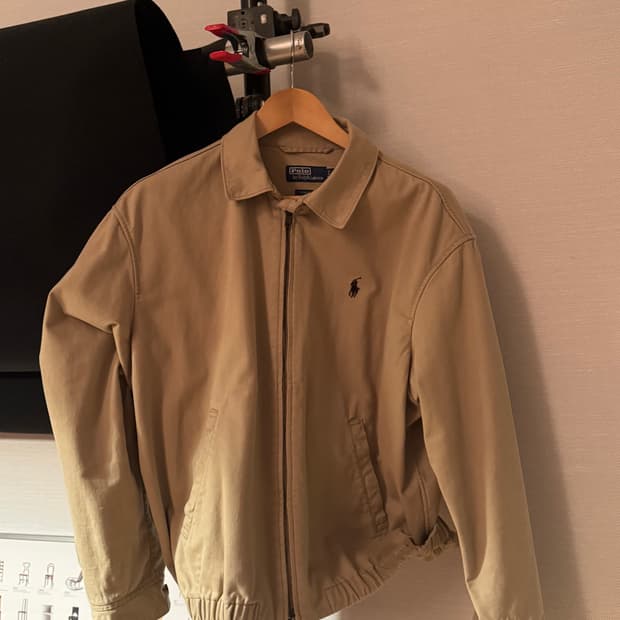 폴로 랄프로렌 빅자켓 베이지 s