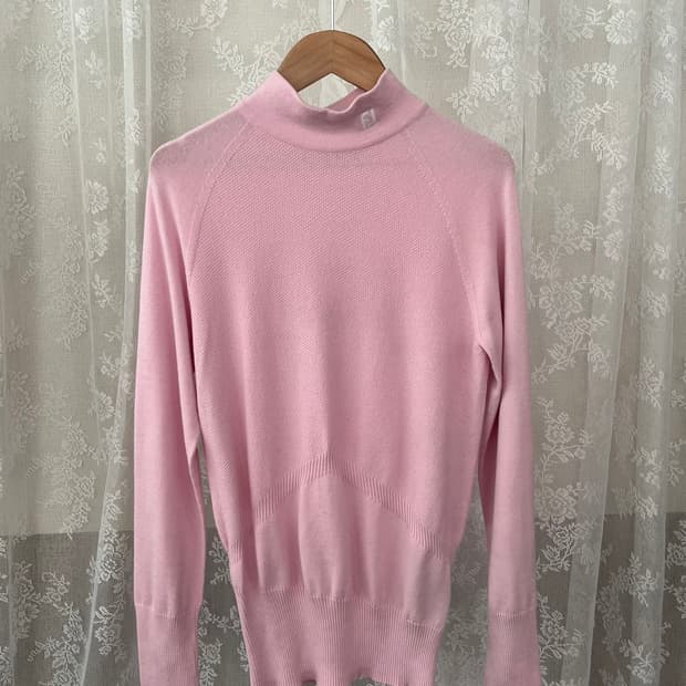 M) 풋조이 FJ 반목 니트 핑크