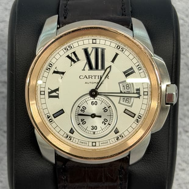 까르띠에 칼리브 드 3389 18K 콤비 시계 판매합니다.