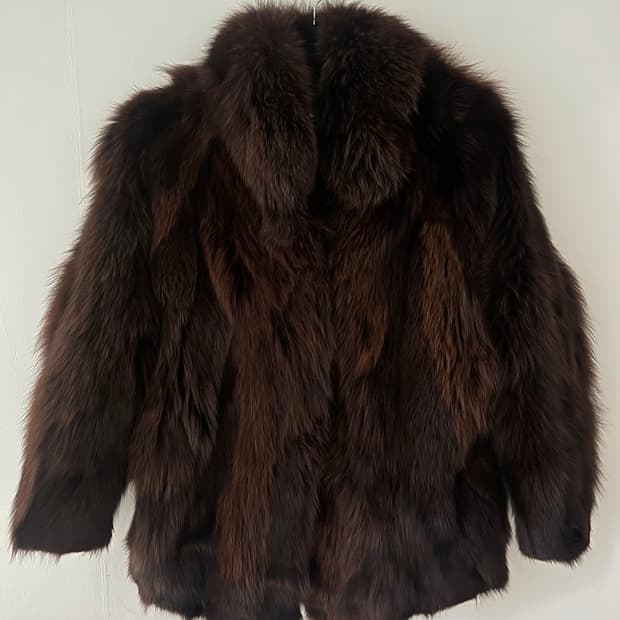 사가폭스 폭스퍼 자켓 브라운