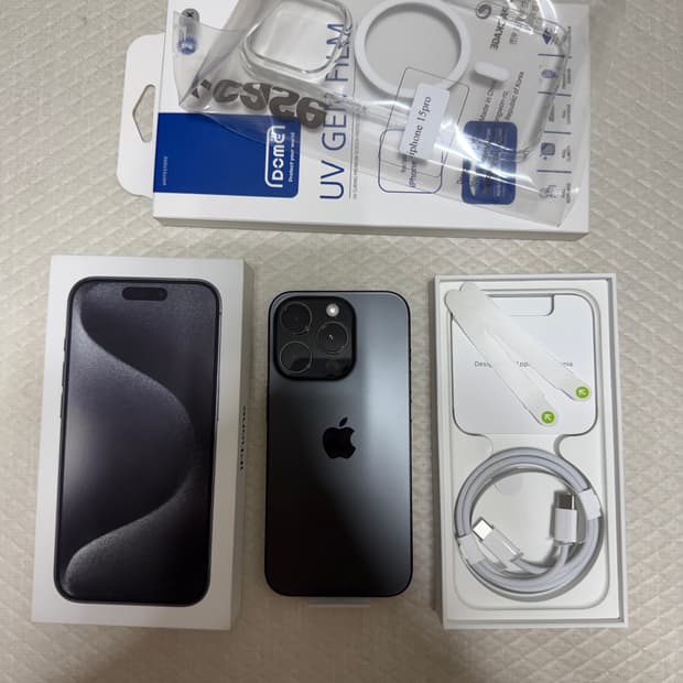 아이폰15프로 256gb 블랙 티타늄