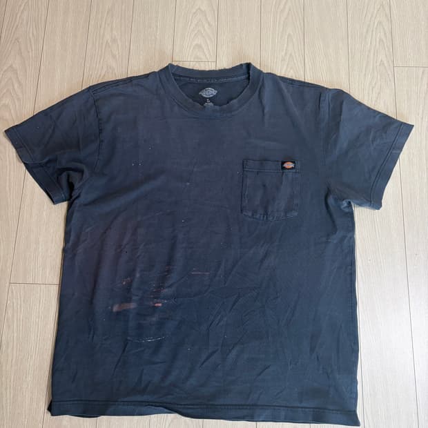 디키즈 빈티지 페이딩 포켓 티셔츠