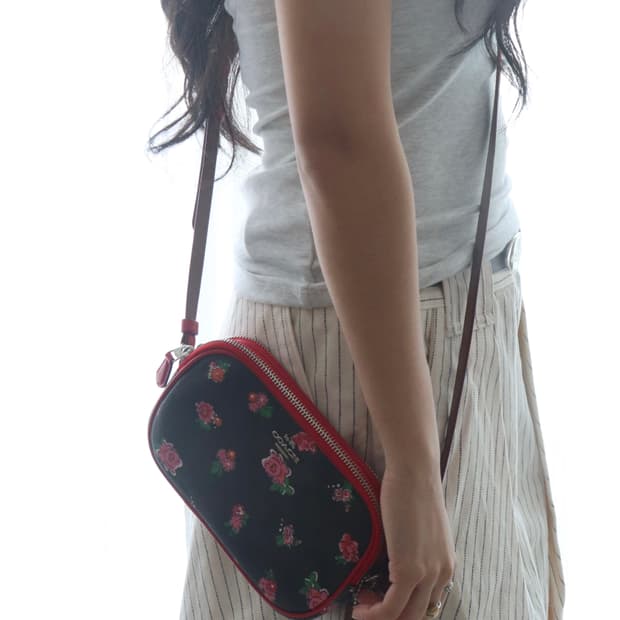 [Coach] Floral Pattern Cross Bag