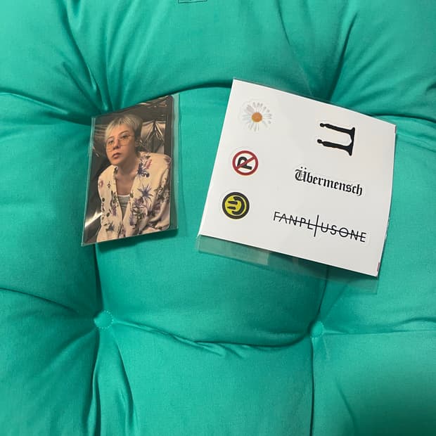 지디 앵콜콘 토요일 포토카드 스티커 방석