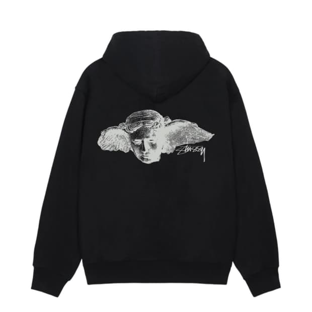 스투시 히프노스 집 후드 블랙