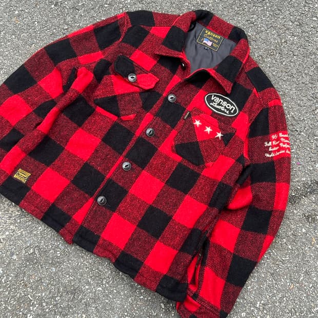 Vanson Leathers Flannel Jacket