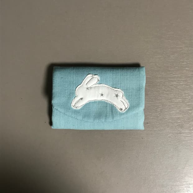 패브릭 토끼 카드지갑 ₍ᐢ..ᐢ₎