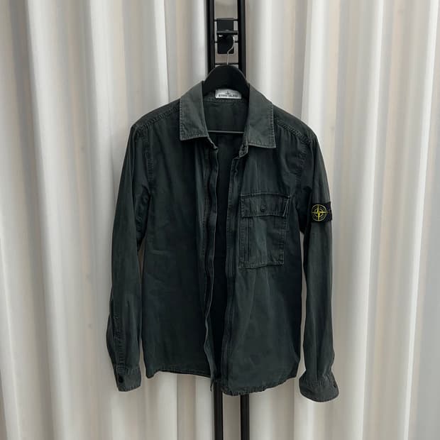 스톤아일랜드 올드이펙트 오버셔츠 다크그레이 (L)