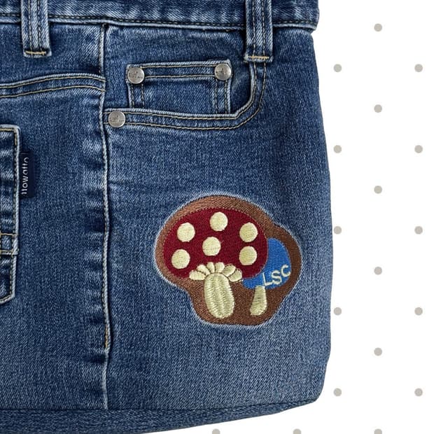 머쉬룸 도트 크로스백