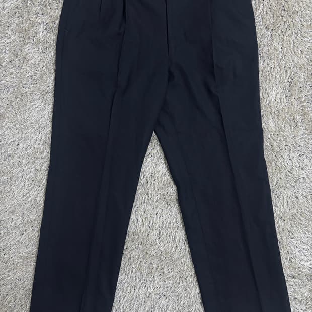 일제 AQUASCUTUM 네이비 슬랙스 사이즈 32