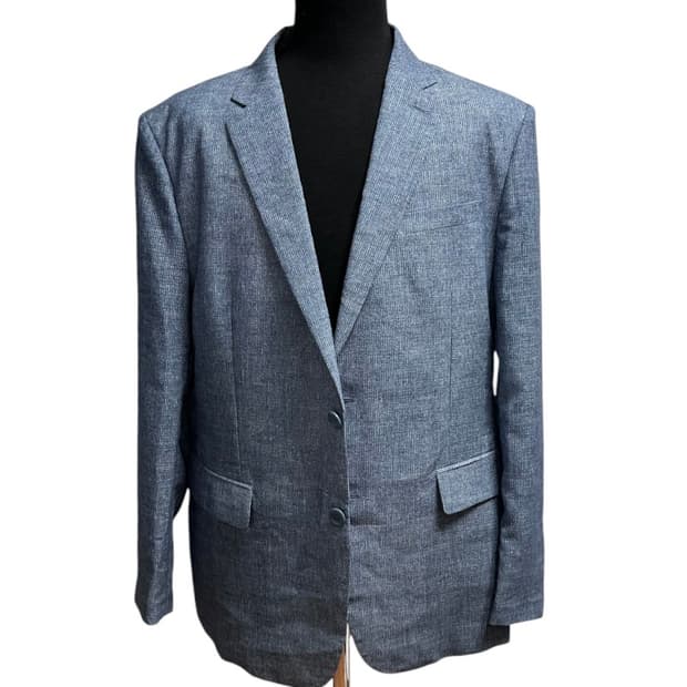 (새상품)알베르토 셀리니 여름 블루 블레이져 자켓 110size