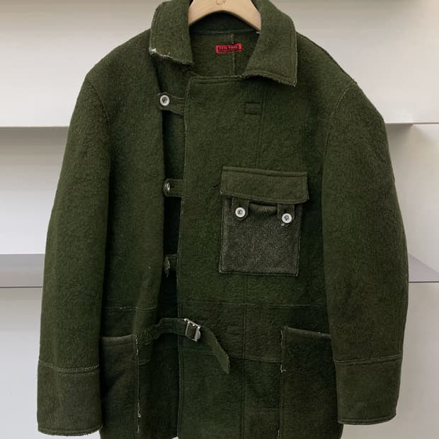 Toll Free Dine Garment  멜톤 울 스웨디시 코트