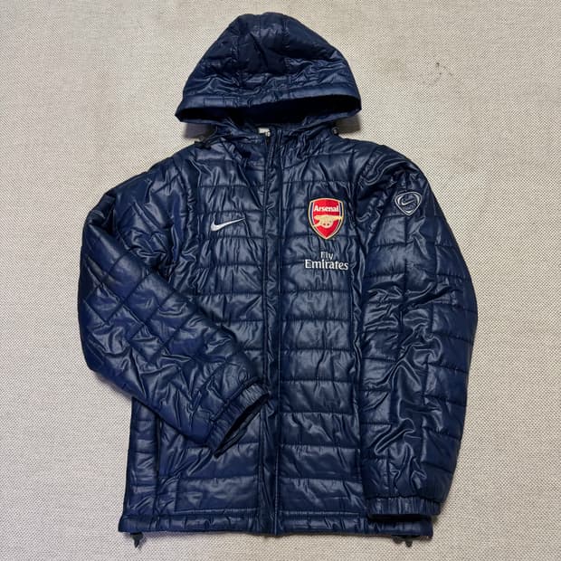 나이키 아스날 경량패딩 자켓