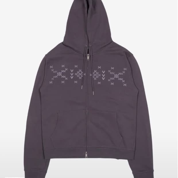 급처) TCM nordic hooded zip-up (purple)