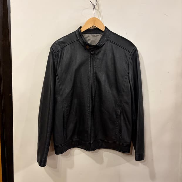 램스킨 싱글레더 자켓