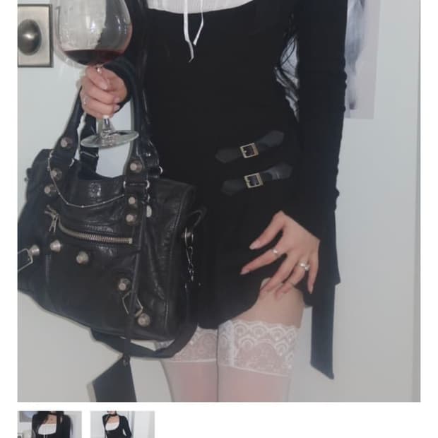 엔젤넘버555 걸리 버클 드레스