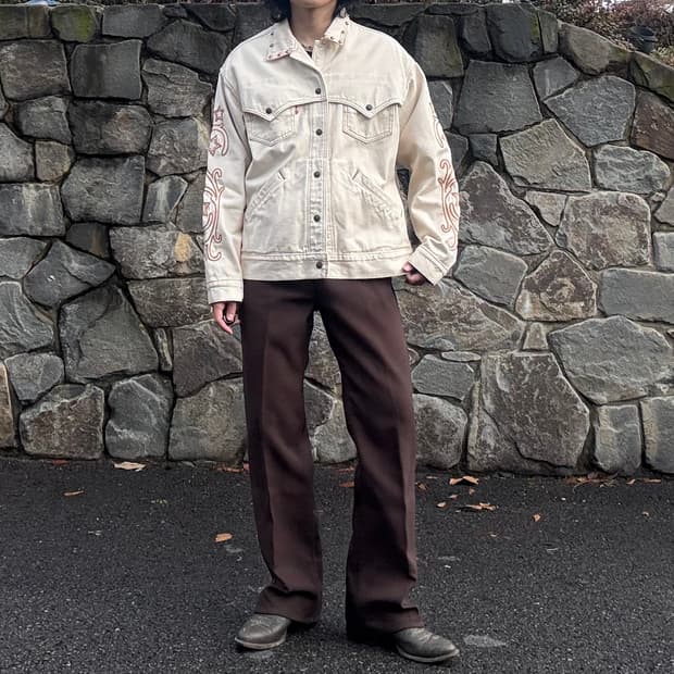 90s USA 리바이스 Levi’s 브라운 부츠컷 트라우저