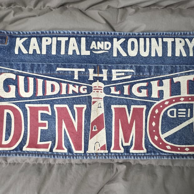 캐피탈 guiding light 데님 에이프런