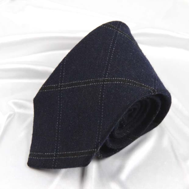 드레익스 9cm S등급 울 니트 명품 넥타이 Drake's