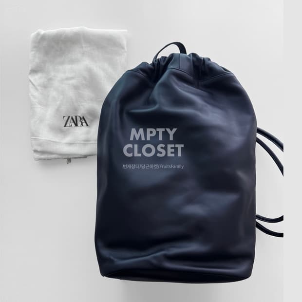 자라 x Javier S.Medina 카우하이드 더플백 슬링백 백팩