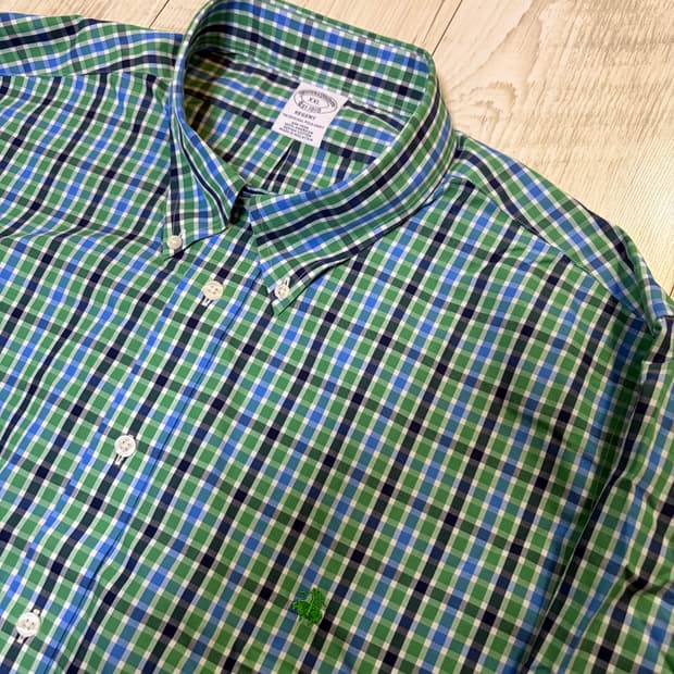 [XXL] 브룩스 브라더스 체크 셔츠 새상품