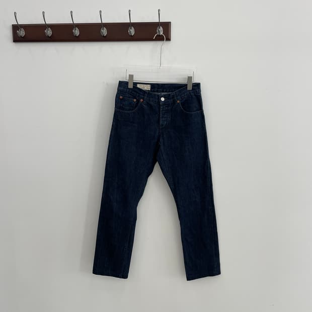 U 메종키츠네 다크 데님 팬츠