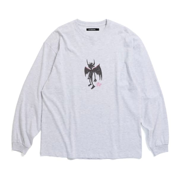 2size 해칭룸 devil tee grey