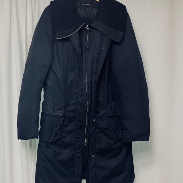  C.P. Company DONNA 여성용 거위털 블랙 패딩 55