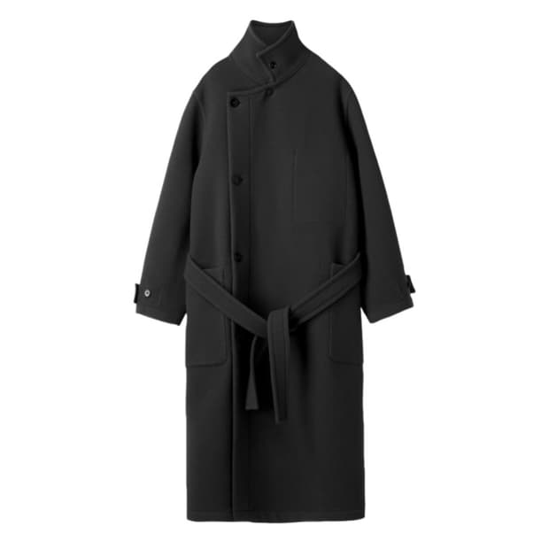 르메르 25fw 랩코트 블랙 S