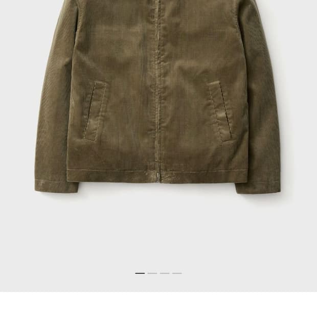 포터리 코듀로이 드리즐러 자켓 라이트카키 2