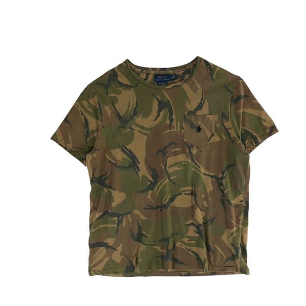 폴로 랄프로렌 카모 포켓 반팔 xl