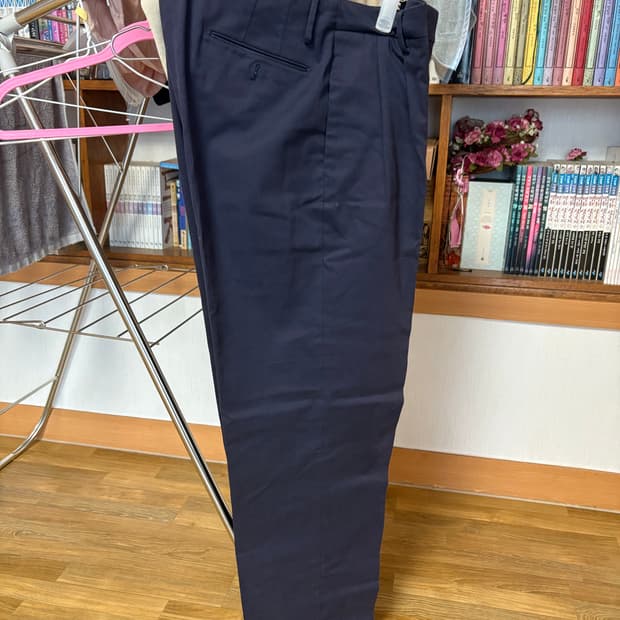 아틀리에 델디오 Italian Peached Cotton Pants네이비