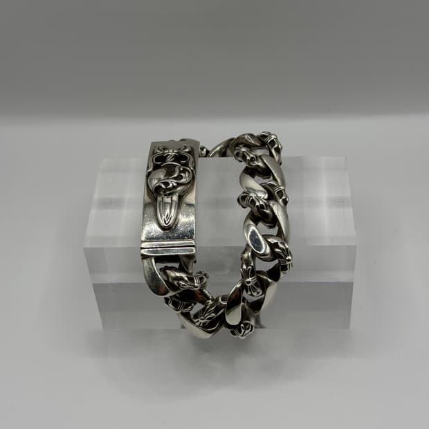 크롬하츠 팔찌 판매합니다. [ 하트대거 ID 팬시 팔찌 13링크 ]