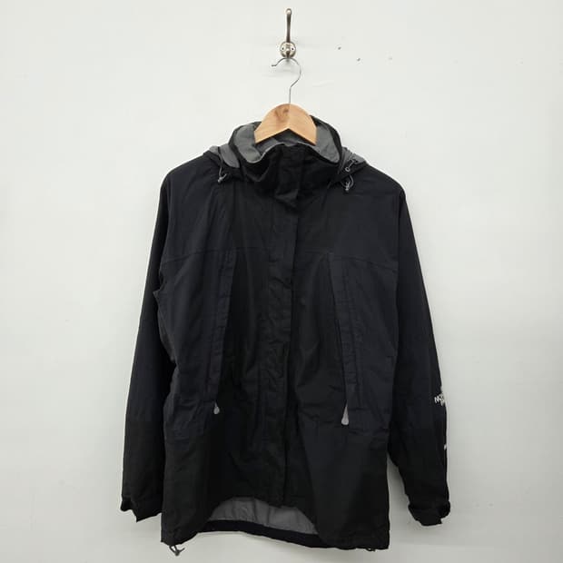 노스페이스 블랙 바람막이 자켓 남L