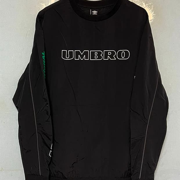 엄브로 나일론 와샤 우븐맨투맨 남자 캐주얼 춘추 새상품 M 95-100