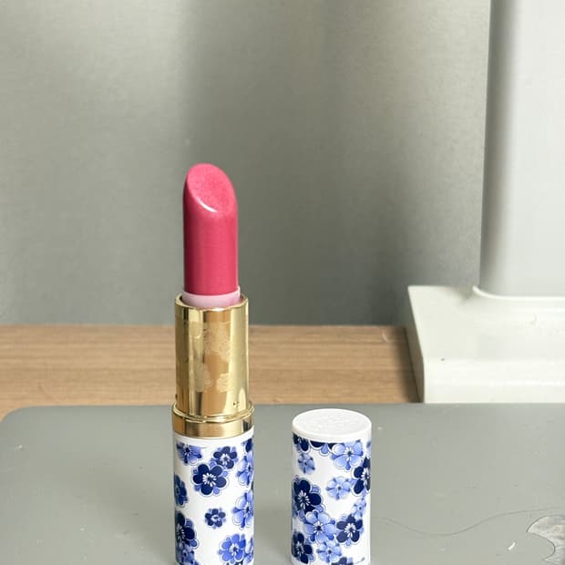 에스티로더 플라워 패턴 한정판 립스틱 핑크 선셋