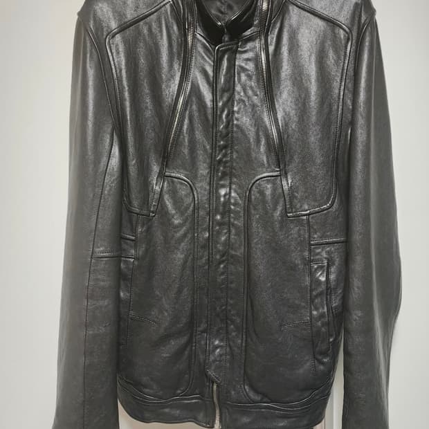 템프옴므 가죽 자켓 