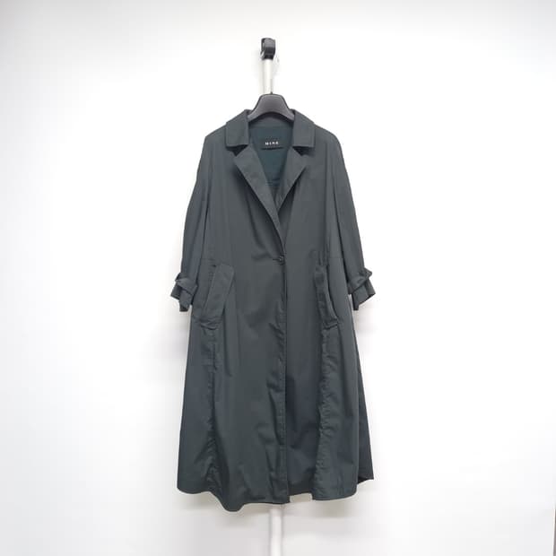 마인 MINE 춘하추 홀겹 맥시 롱 트렌치코트 82 44.55