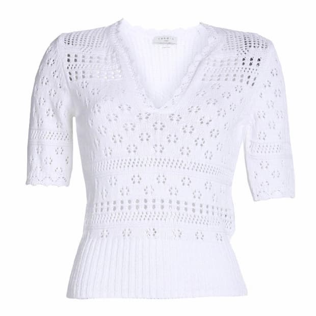 산드로 니트 반팔 새상품 1사이즈