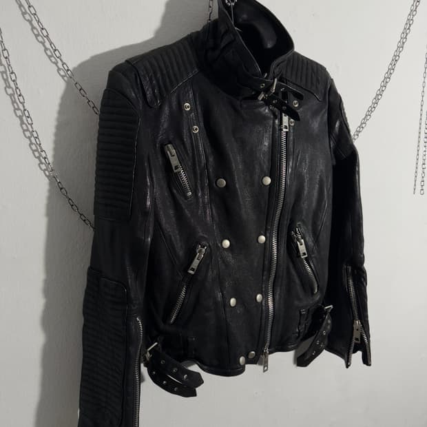 italian leather 나폴레옹 라이더자켓