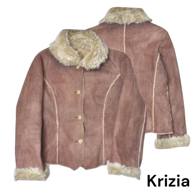 크리지아 웨스턴 쉐르파 양털 무스탕 자켓 42 N0829